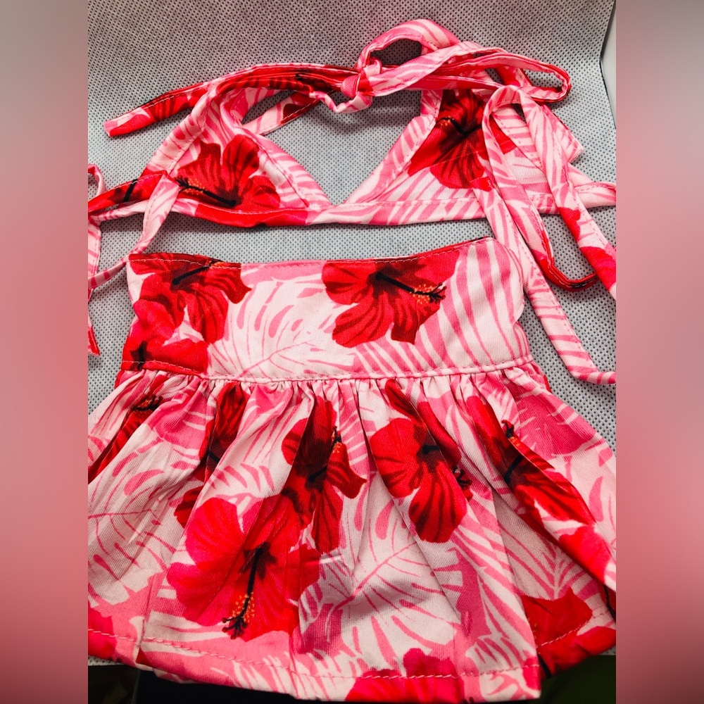 Small dog summer beach bikinis